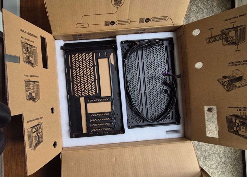 Cooler Master QUBE 500 Flatpack Caixa de PC ATX compacta mid tower