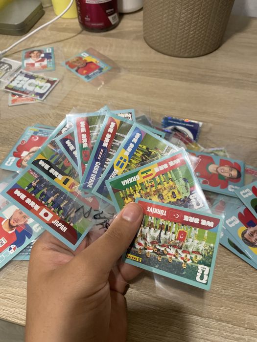 Cromos de jogadores ,brilhantes e times
