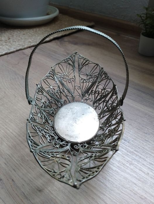 Конфетница фруктовница ссср  филигрань