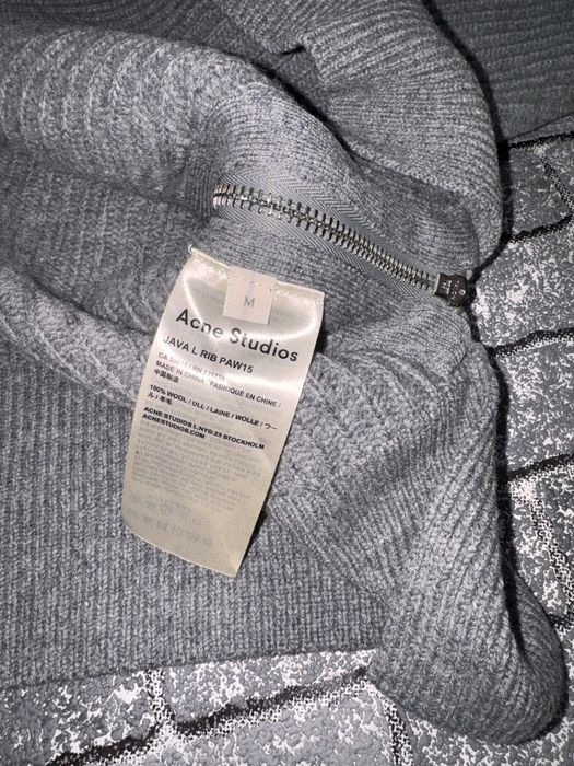 Светр Acne Studios  java l rib вовняний