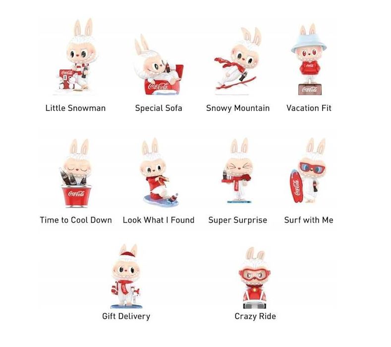 Oryginalne Pop Mart Monster Coca-cola  blindbox labudu  prezent swieta
