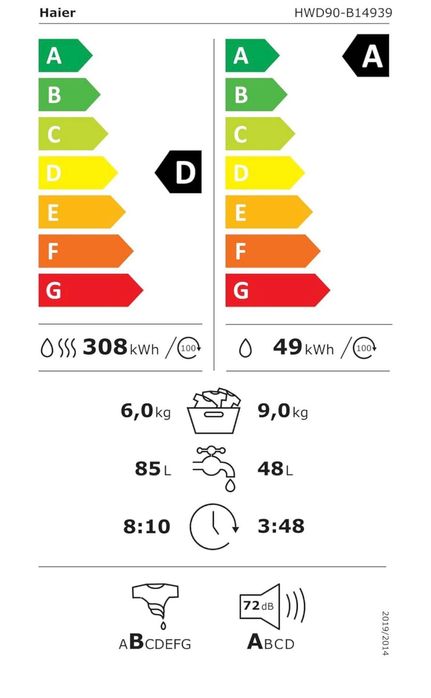 Máquina lavar e secar roupa nova HAIER I-Pro Series 3