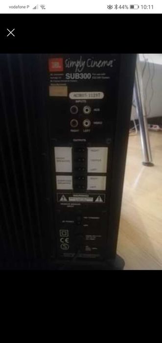 Coluna Grave Home Cinema - JBL (650w)