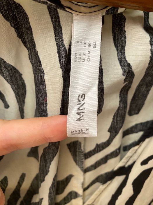 сукня манго з принтом зебри mango