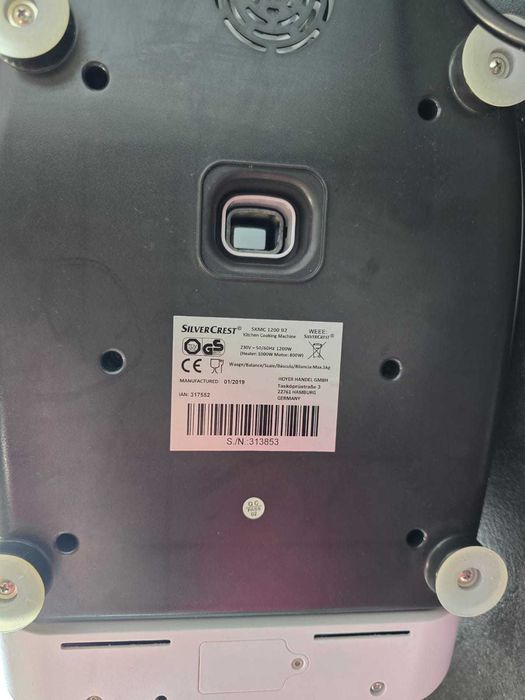 Robot kuchenny Lidlomix Silvercrest SKMC 1200 B2