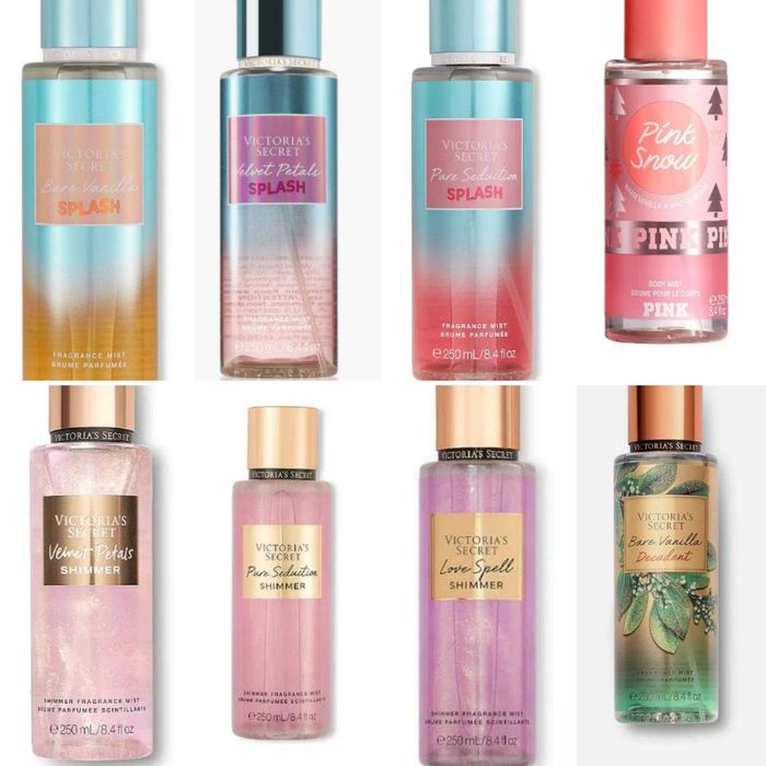 Victorias secret спрей/міст, лосьйон/крем для тіла, подарунковий набір, парфюм