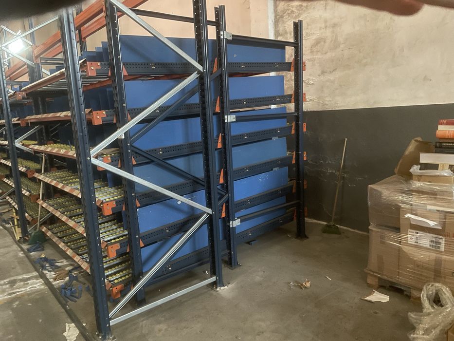 Estantes dinâmicas industriais