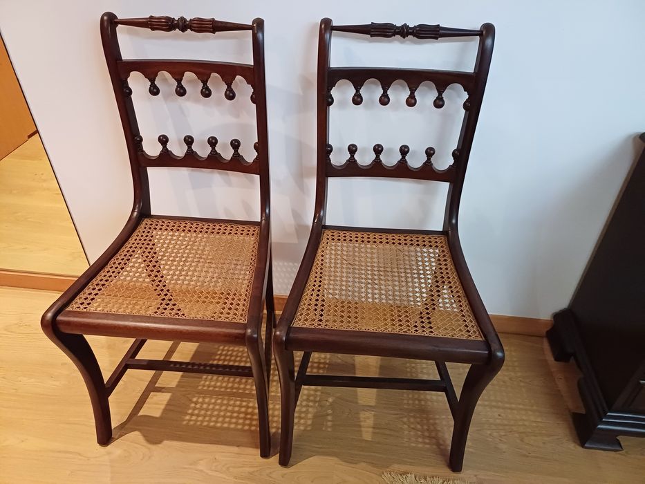 Cadeira com palhinha