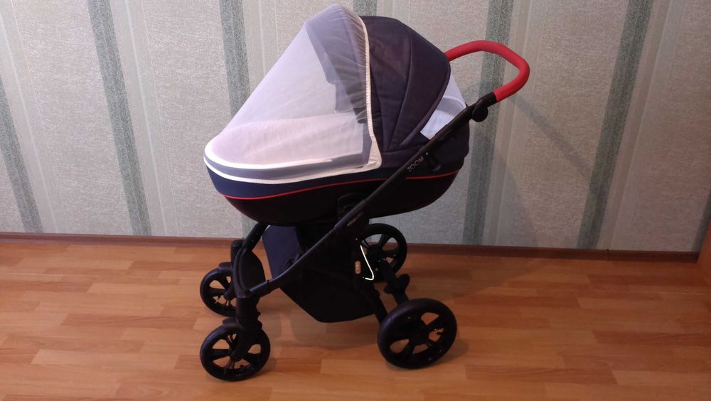 Коляска 2 в 1 Mioobaby Zoom Urban Navy/Red (Міобебі Зум)