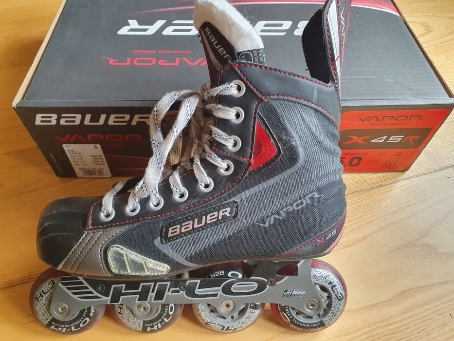 Bauer Vapor X45r 5R 38.5 wkladka 243mm Rolki Hokejowe Inline