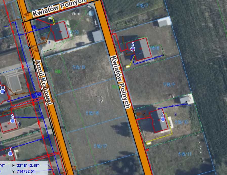 Działka budowlana pow. 910 m2 Skórzec