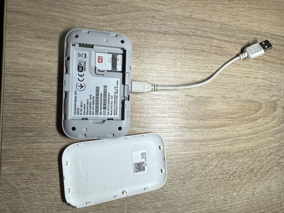 4g модем Huawei работает на аккумуляторе