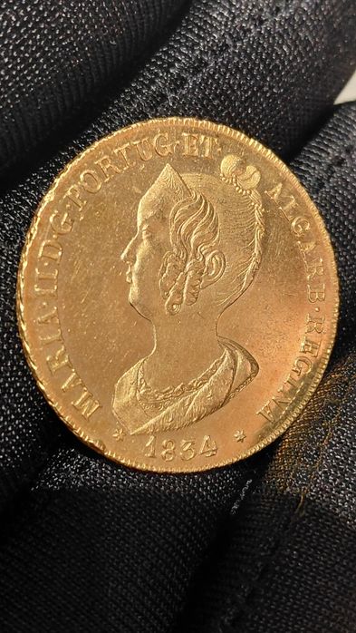 Moeda Peca D.Maria II 1834