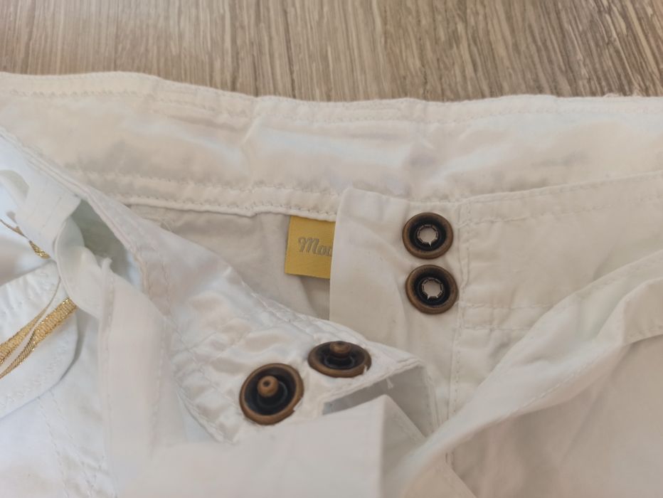 Bawełniane spodenki z metką