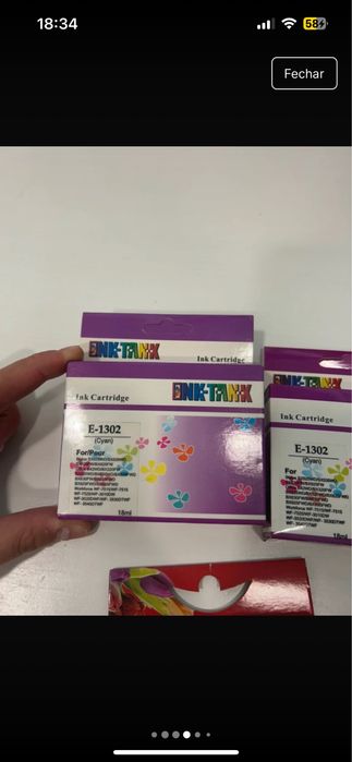 Tinteiros compativeis com impressora Epson