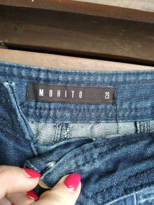 Szorty damskie jeansowe z wyższym stanem rozmiar M