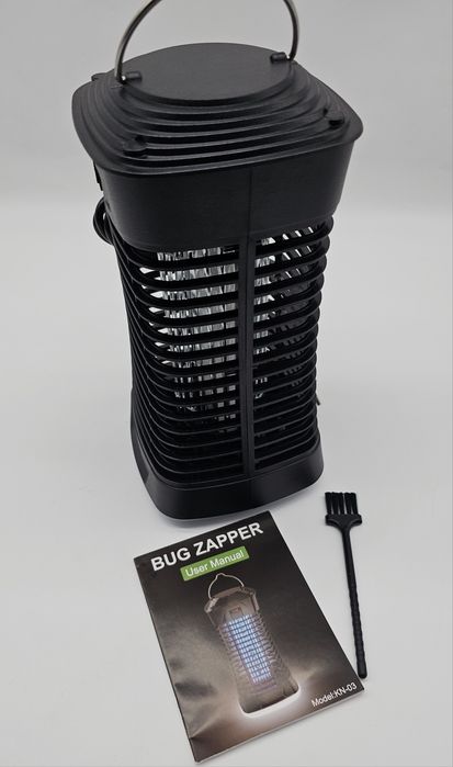 Elektryczna lampa na komary muchy światło LED