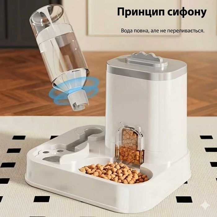 Автоматична годівниця 2в1 (Наложка)