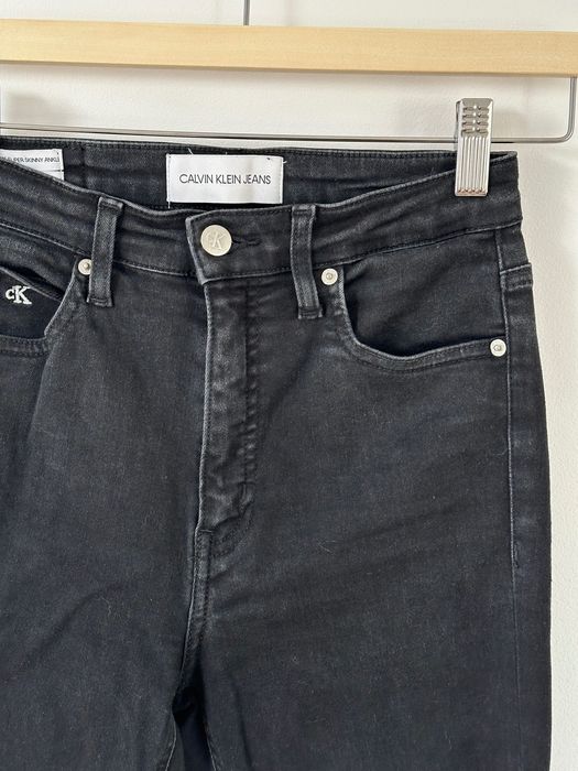 Czarne dżinsy skinny Calvin Klein Jeans