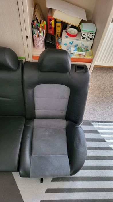Kanapa  Seat Leon 1m skóra alcantara super stan