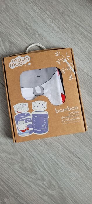 Pościel bambusowa 100×135 dla dzieci dwustronna nowa