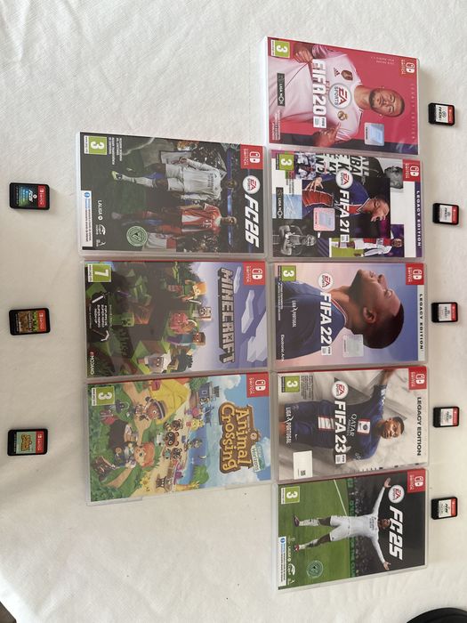 Nintendo Switch + 8 jogos
