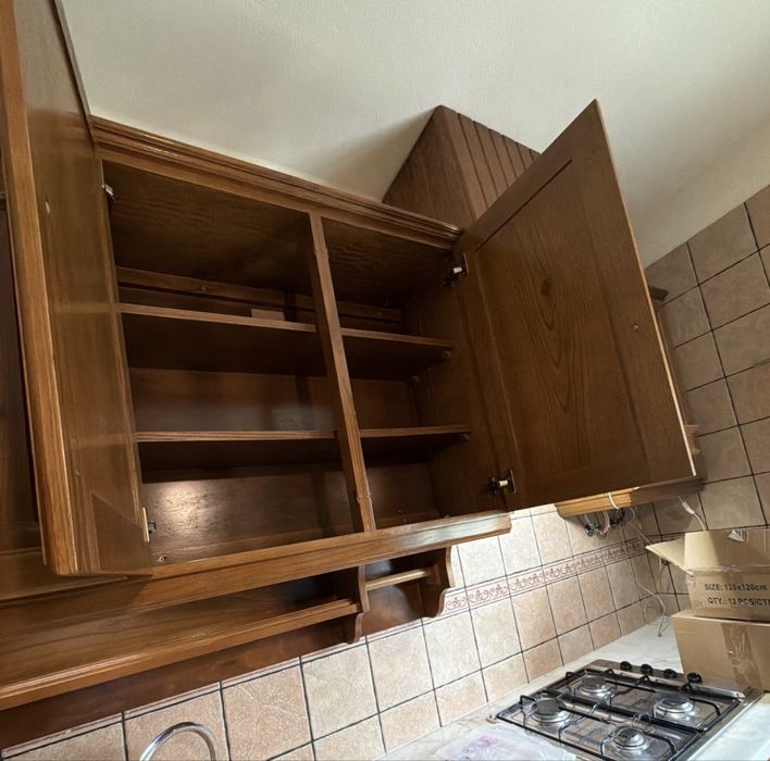 Cozinha completa em madeira maciça + eletrodomésticos