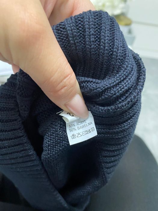 Czarna kamizelka bezrękawnik bawełna