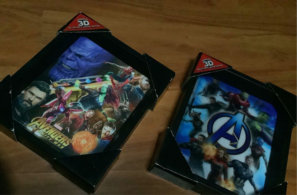 Quadros  3D Marvel Edição Coleccionador