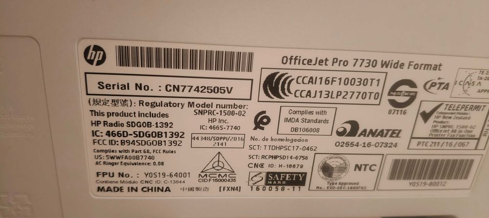 Impressora e forocopiadora