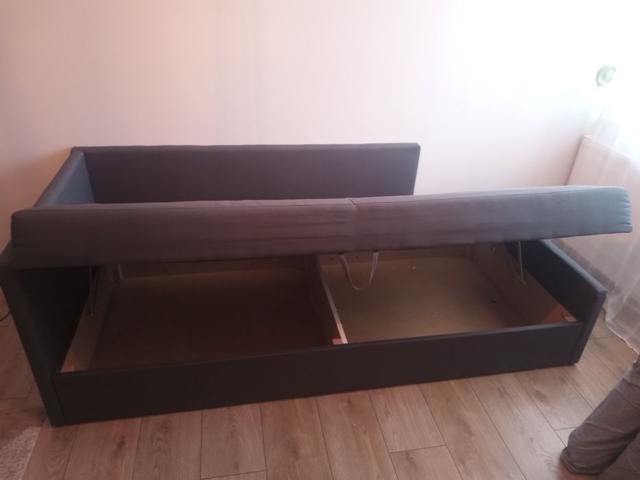 IKEA OTEREN 90X200 łóżko otwierane z schowkiem.