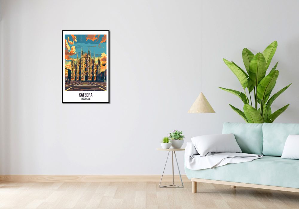 Plakat 53x81cm Katedra