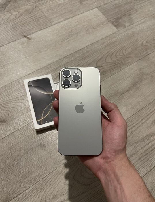Продам iPhone 16PRO MAX(256GB)100%neverlock айфон 16 про макс тільки доставка