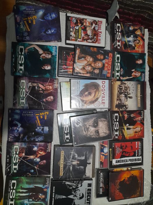 Dv's triplos e dvd normais