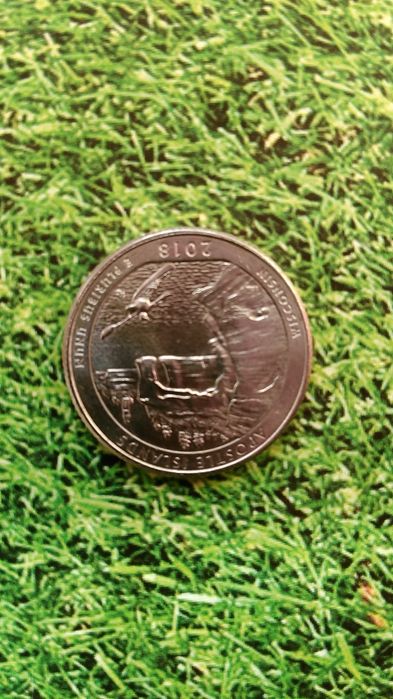 Монета Quarter Dollar, 2018, перевёртыш