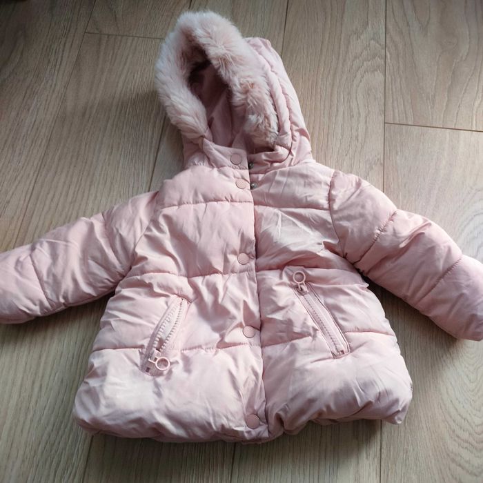 Kurtka zimowa dla dziewczynki ZARA rozm.80