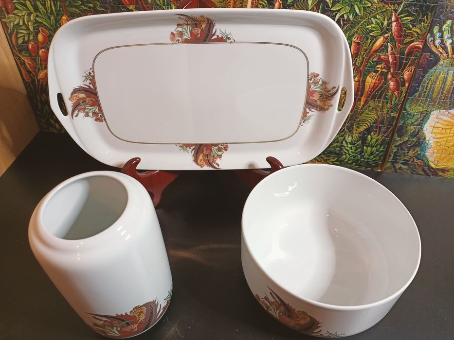 Rosenthal, Classic Rose, paterka, wazonik, salaterka,