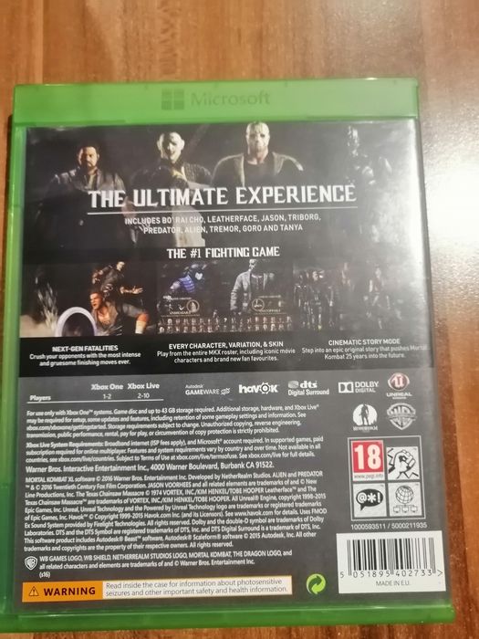 Mortal KombatXLwersja ENG