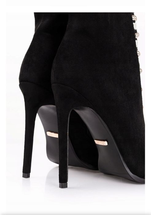 Botki na szpilce 38 ekozamsz piękne nowe