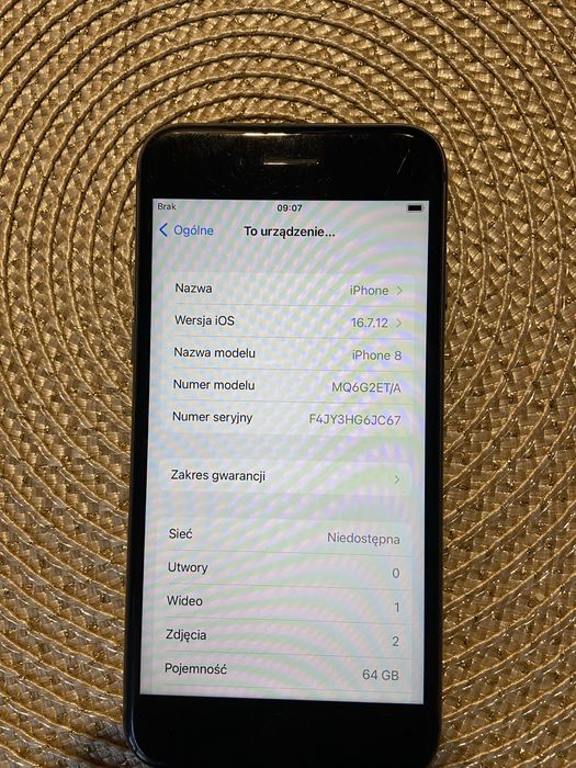 Sprzedam telefon iphone 8 64 gb
