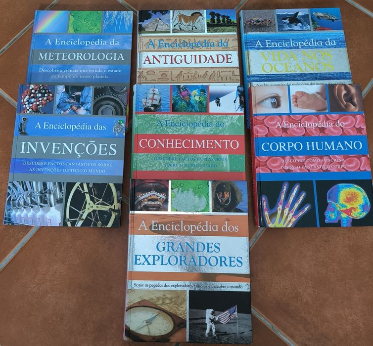 Conjunto de 7 Enciclopédias juvenis
