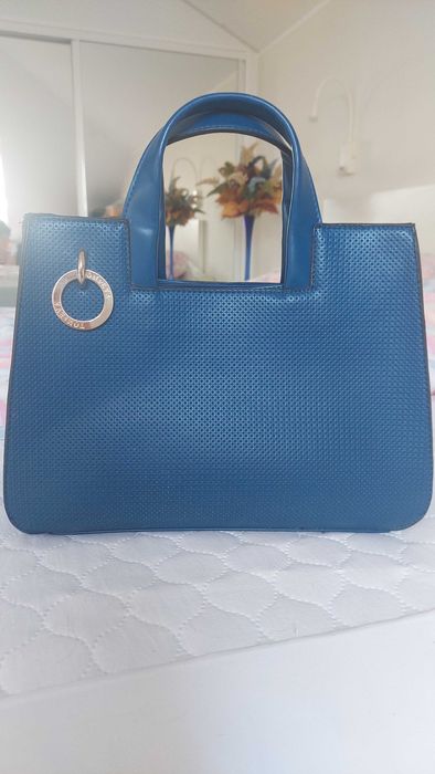 Elegancka Torebka niebieska do ręki marki Tom & Eva