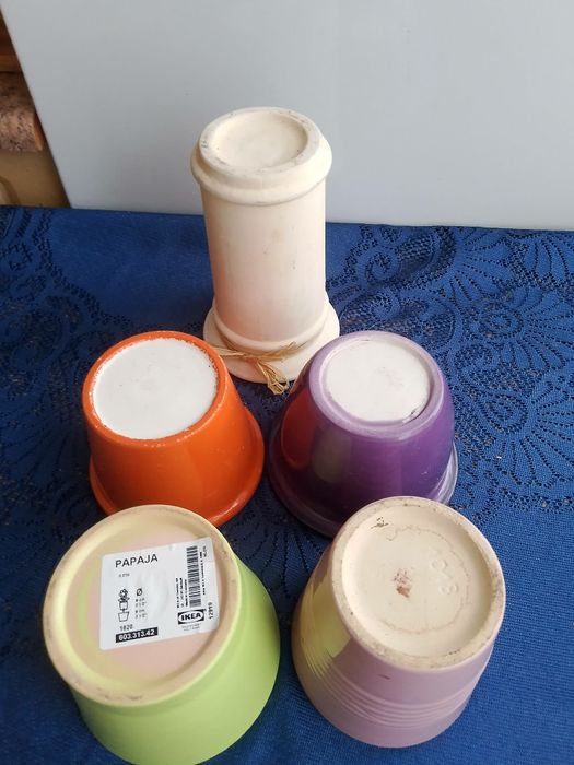 Doniczki ceramika plus wazon