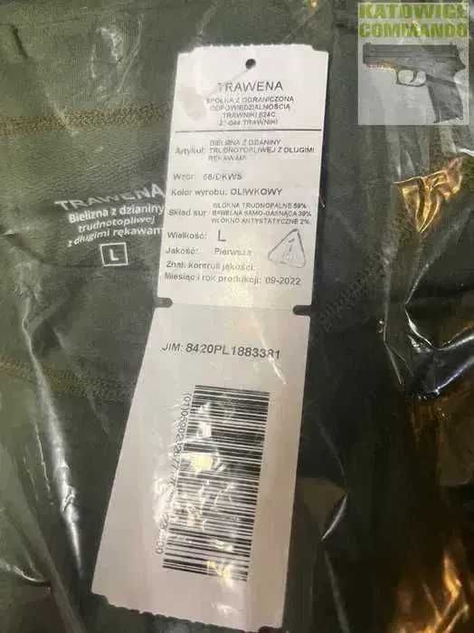 Bielizna Wojsk Spec. z dzianiny trudnotopliwej 66/DKWS roz. L