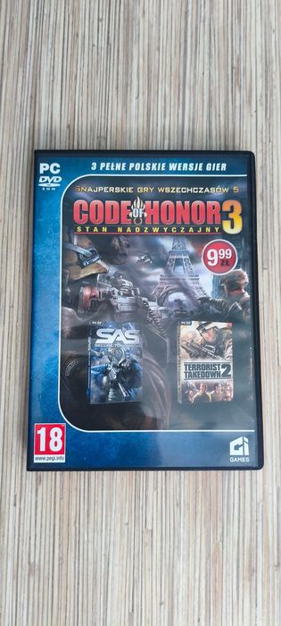 Snajperskie Gry Wszechczasów 5 CODE OF HONOR 3 stan nadzwyczajny | PC DVD