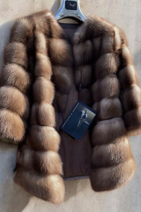 Шуба  з куниці   р.ХС-С-М  70 см  не норка , соболь