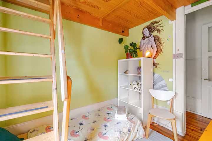 Quarto Verde para Arrendar ao Heroismo