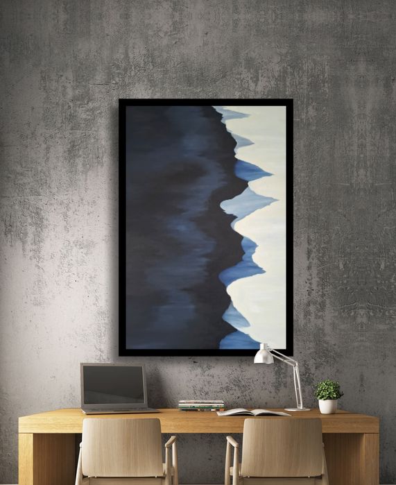 Obraz „Reynisfjara" akryl na płótnie 60x90 cm