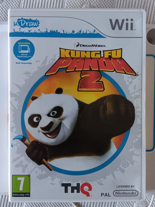 Tablet Udraw + jogo Kung Fu Panda 2 Nintendo Wii