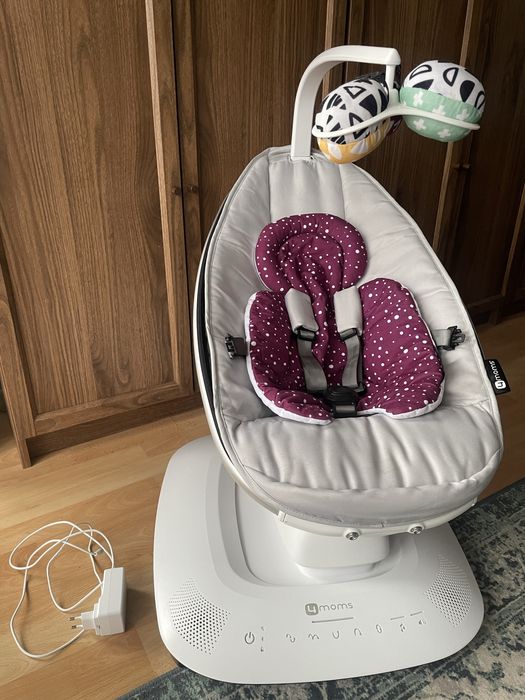 Bujaczek lezaczek 4moms Mama Roo 5 classic grey